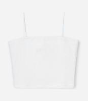 Top Reto Infantil com Alça Canelado - Tam 7 a 14 Anos - 1