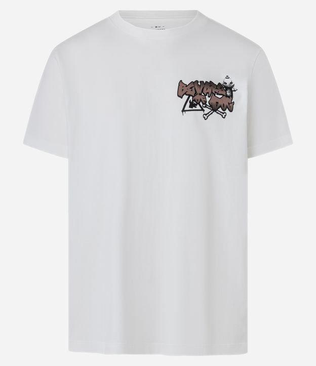 Camiseta Comfort em Algodão com Estampa Gangue de Vira Latas - 1