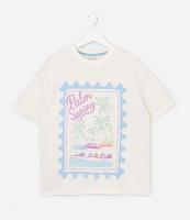 Camiseta Infantil com Estampa Palm Spring - Tam 5 a 14 anos - 1