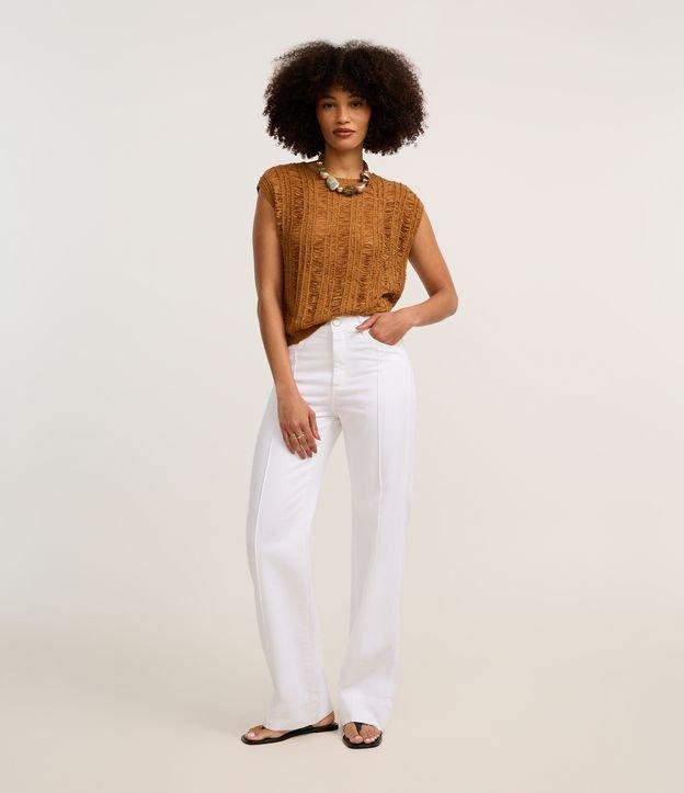 Blusa em Tricô com Textura Diferenciada - 2