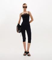 Body sem Manga em Poliamida com Decote em Renda - 3