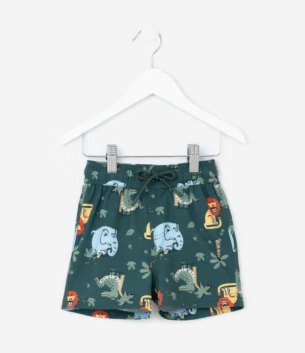 Bermuda Infantil com Estampa de Bichinhos - Tam 1 a 6 Anos - 1