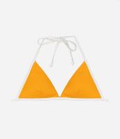 Biquíni Top Triângulo Fixo em Microfibra com Viés Contrastante - 1