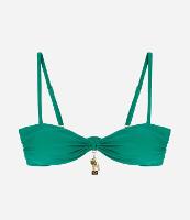 Biquíni Top Bandeau em Microfibra com Pingentes Brasil - 1