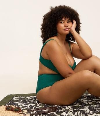 Biquíni Calcinha Hot Pants em Microfibra Texturizada Curve & Plus Size