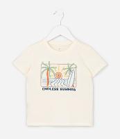 Camiseta Infantil com Estampa Tropical - Tam 1 a 6 Anos - 1