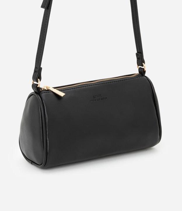 Bolsa Baguete em PU com Alça Transversal Fixa - 1