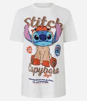 Camiseta em Algodão com Estampa Stitch Capivara - 1