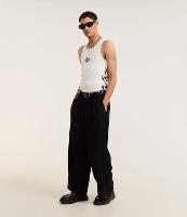 Calça de Alfaiataria Liso com Bolsos - 2