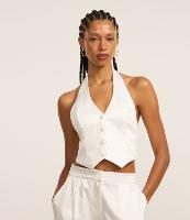 Colete em Cetim com Frente Única - 1