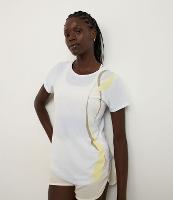 Camiseta Esportiva em Microfibra com Estampa de Ondas - 2