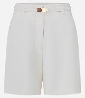 Short Reto Alfaiatado com Cinto Elástico Afivelado - 1