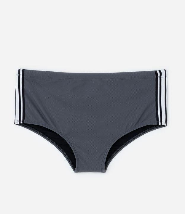 Sunga em Microfibra Leve com Listras Laterais - 1