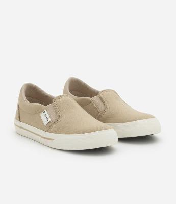 Tênis Infantil Slip On com Texturas - Tam 20 ao 27