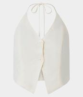 Blusa Colete Frente Única em Viscolinho - 1