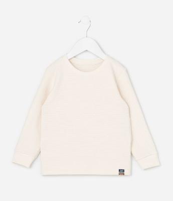 Camiseta Infantil Texturizada Básica - Tam 1 a 6 Anos