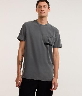 Camiseta Comfort em Algodão com Estampa Ramones