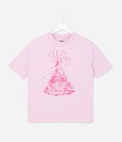Camiseta Infantil Relaxed com Estampa Wicked Glinda - Tam 5 a 14 Anos - 1