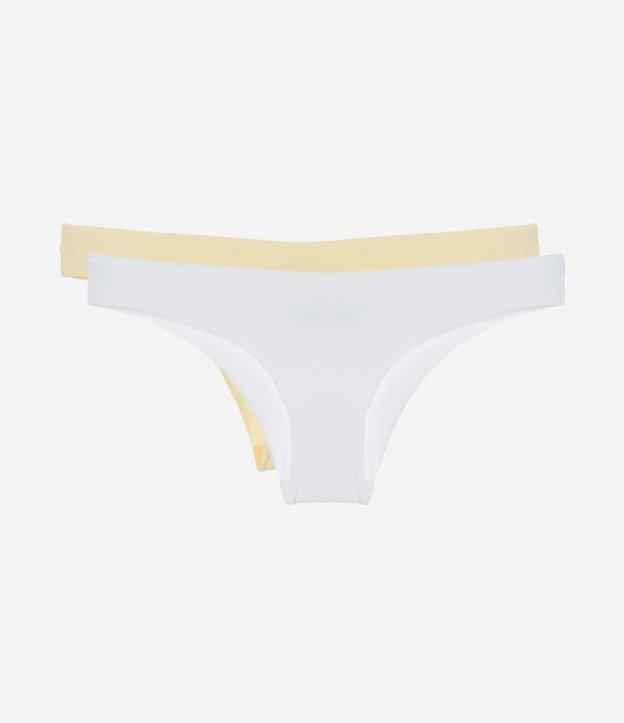 Kit 02 Calcinhas Biquíni em Microfibra com Corte a Fio Trifil - 1