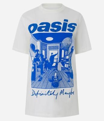 Camiseta T-shirt em Algodão com Estampa Oasis