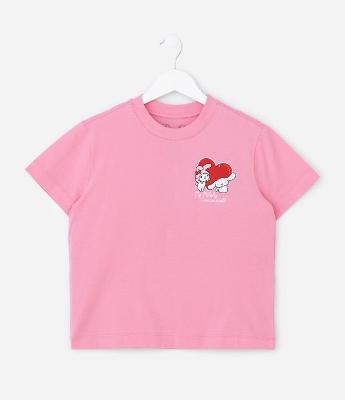 Camiseta Infantil Comfort My Melody e Cinnamoroll - Tam 5 a 14 Anos