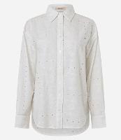 Camisa em Cambraia com Bordados e Vazados - 1