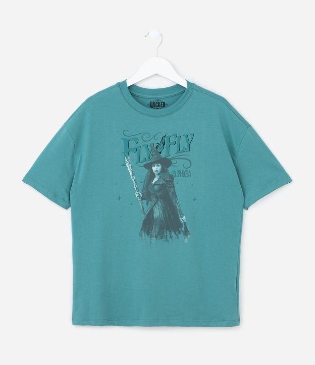 Camiseta Infantil com Estampa de Wicked Elphaba - Tam 5 a 14 Anos - 1