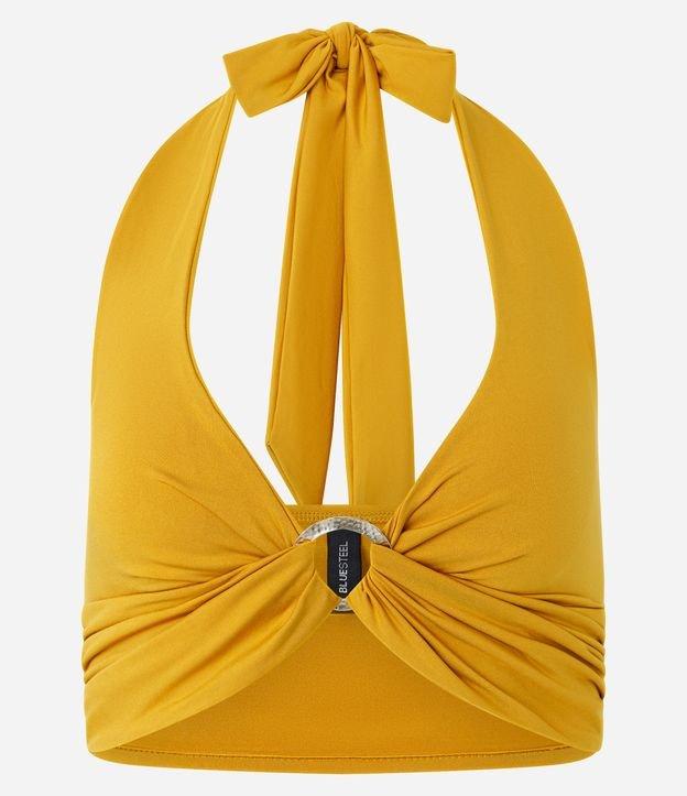 Blusa Frente Única com Aviamento no Busto - 1