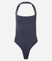 Body Frente Única em Microfibra com Decote Quadrado - 1