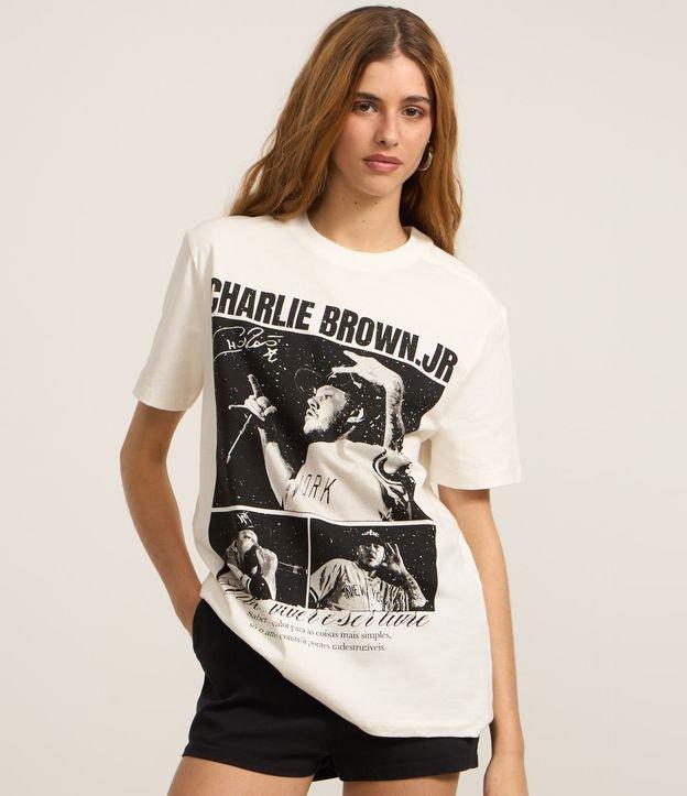 Camiseta em Algodão com Estampa Charlie Brown Jr - 3