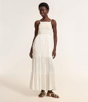 Vestido Longo em Crepe com Bordados Metalizados - 2