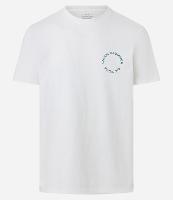 Camiseta Comfort  em Meia Malha com Estampa Lettering em Geométrico Warm Radiance - 1