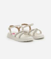 Sandália Infantil Flatform com Strass Molekinha - Tam 20 ao 25 - 1