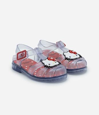 Sandália Infantil com Patch da Hello Kitty - Tam 20 a 29