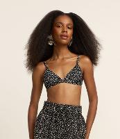 Biquíni Top Triangulo Fixo em Microfibra Poá - 2