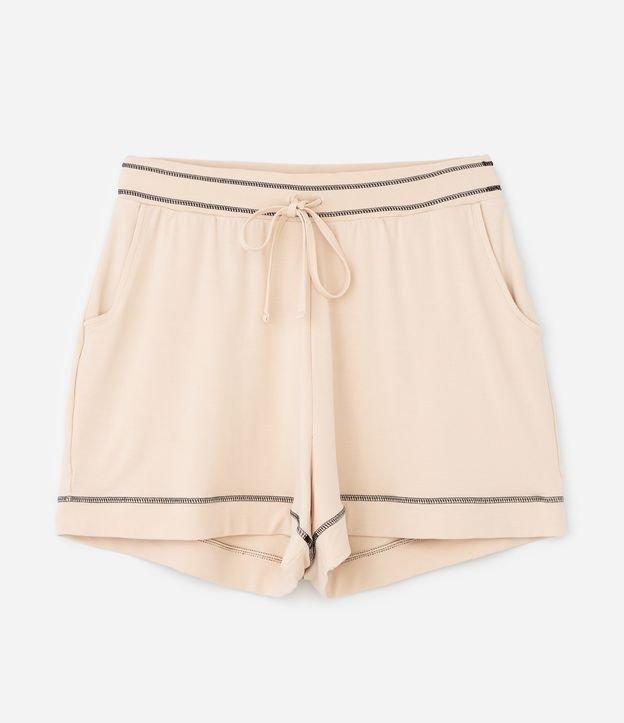 Short Amplo Esportivo em Moletom com Bolsos Curve & Plus Size - 1