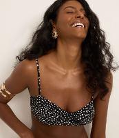 Biquíni Top Meia Taça em Microfibra Poá - 2