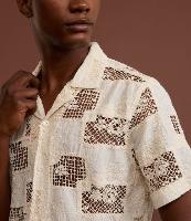 Camisa Comfort com Estampa Bordada e Telada - 2