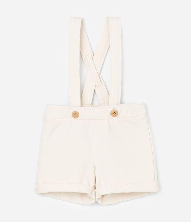 Bermuda Infantil com Suspensório - Tam 0 a 18 meses - 1