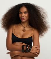 Biquini Top Camisetinha em Microfibra Texturizada com Viés Contrastante - 2