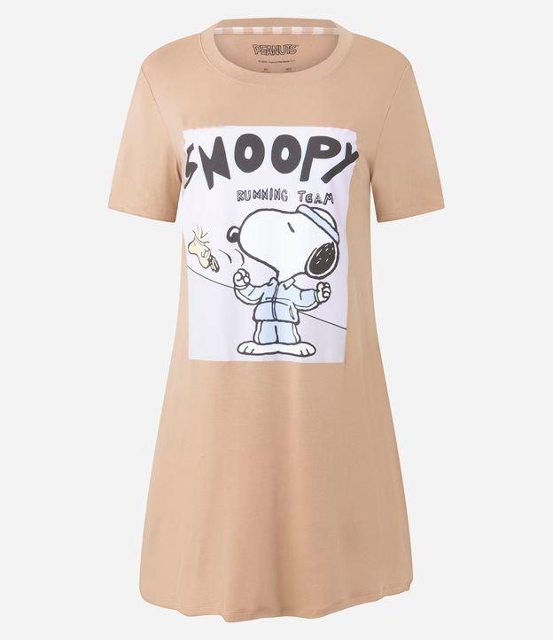 Camisola Curta em Viscose com Estampa Snoopy - 1