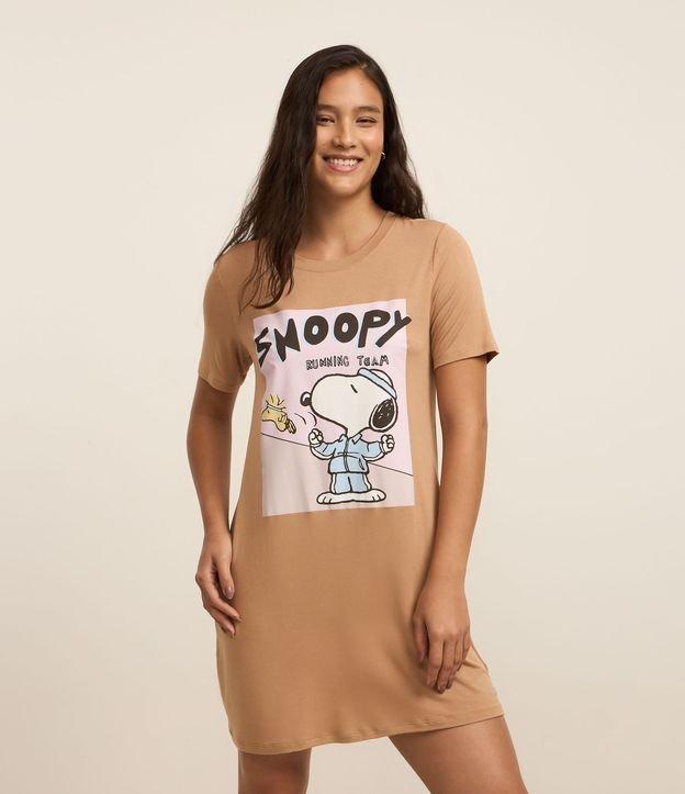 Camisola Curta em Viscose com Estampa Snoopy - 2