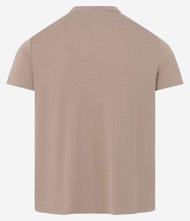 Camiseta Muscle em Viscose com Gola Reonda - 1
