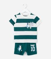 Pijama Infantil Curto com Estampa Bluey - Tam 2 a 6 Anos - 1