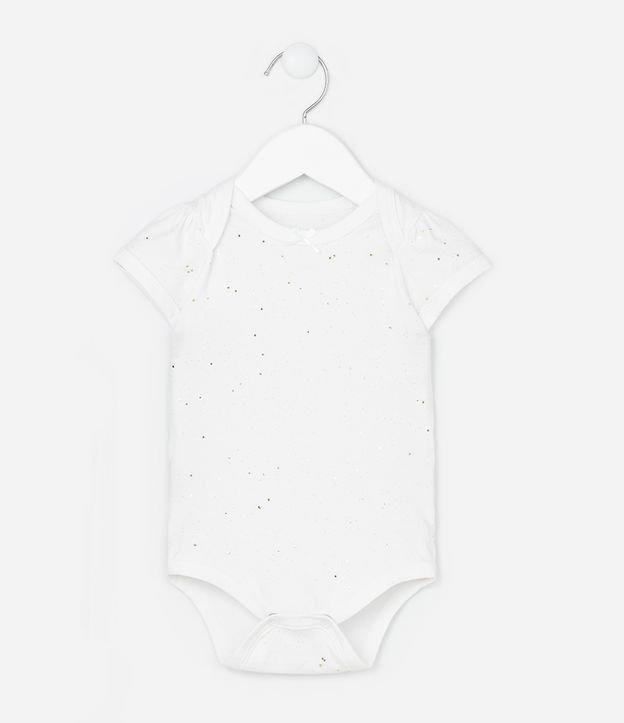 Body Infantil com Brilhinhos Aplicados - Tam 0 a 18 Meses - 1