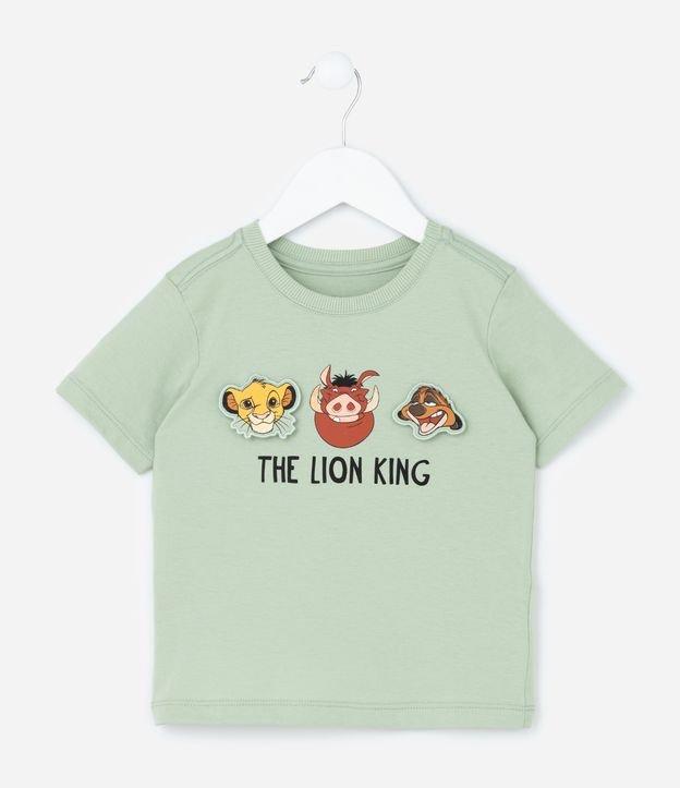 Camiseta Infantil com Estampa Rei Leão - Tam 1 a 6 Anos - 1