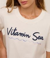 Pijama Short Doll em Alhodão com Short Estampado Vitamin Sea - 2