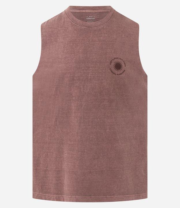 Regata Comfort em Meia Malha Estonada Sol chasing sunshine - 1