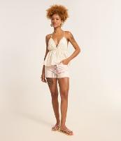 Short Mom em Sarja com Cinto Lenço Estampado - 2