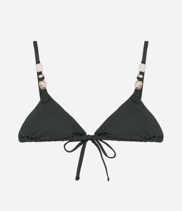 Biquíni Top Cortininha em Microfibra com Detalhe de Pedras - 1